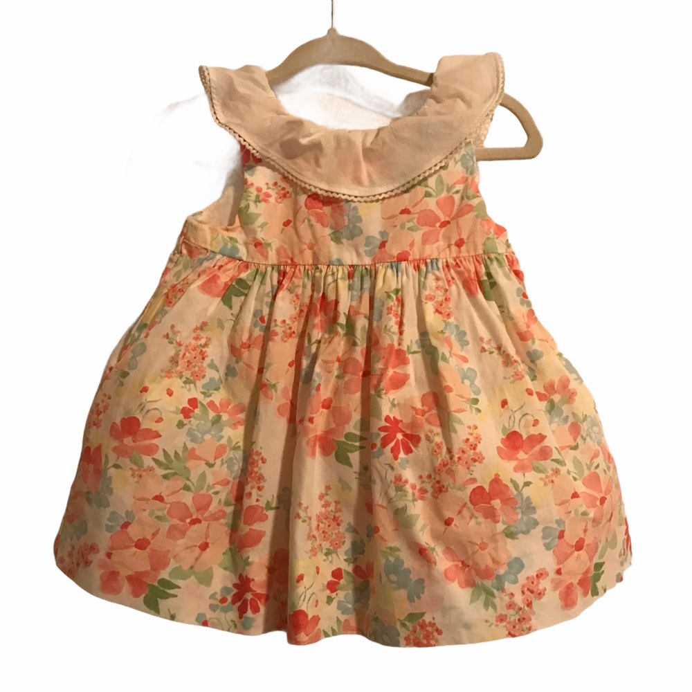Janie and Jack 3-6 month floral dress EUC - Picture 4 of 10